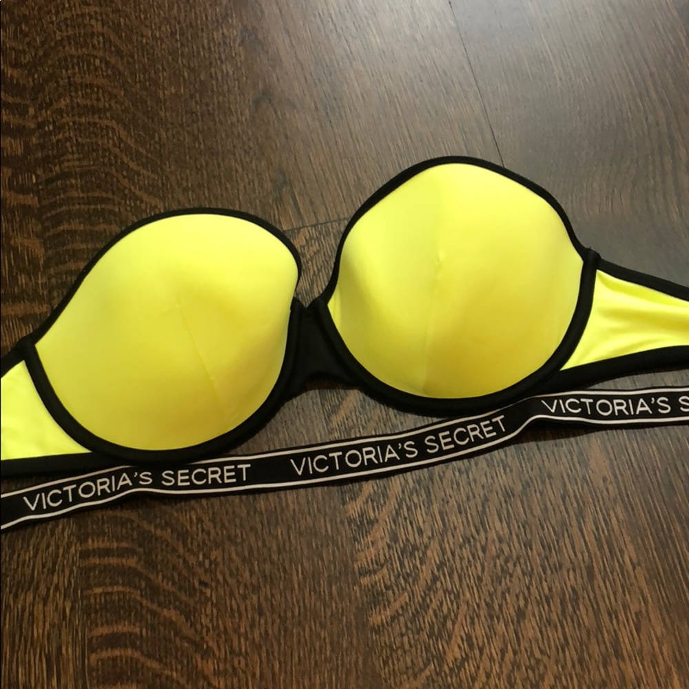 Neon yellow VS bikini top